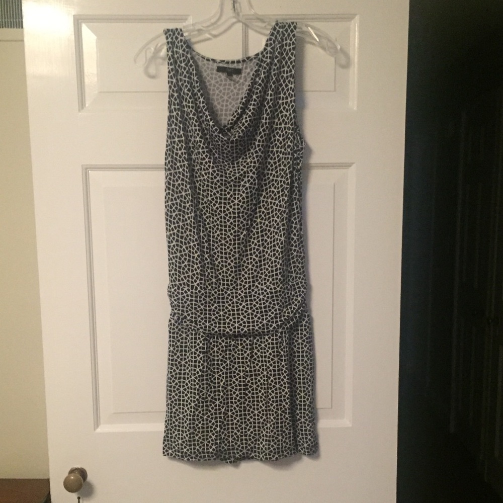 Worn once! Tart blue and white printed dress